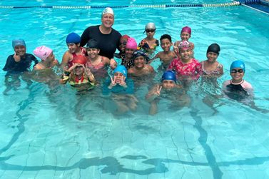 Fundação Municipal de Esportes promove recreação para alunos da natação 