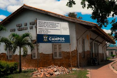 FCJOL inicia reforma da Casa de Cultura José Cândido de Carvalho em Goitacazes 