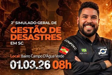 Canoinhas participa de simulado estadual de desastres