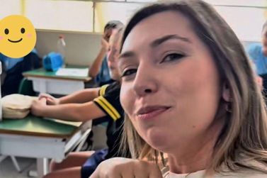 V&iacute;deo de Juliana Maciel em escola levanta d&uacute;vida sobre uso de imagens