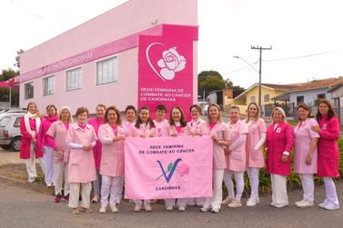 Alunos de Administra&ccedil;&atilde;o da UGV divulgam trabalho da Rede Feminina de Canoinhas