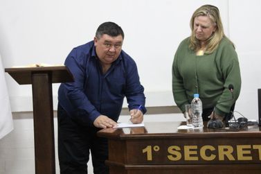Adilson Steidel assume cadeira na C&acirc;mara de Canoinhas
