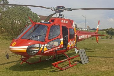 Menina de 13 anos em estado grave &eacute; transferida de helic&oacute;ptero para Joinville
