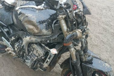 Acidente na SC-120, em Tr&ecirc;s Barras, deixa motociclista de 24 anos gravemente ferido