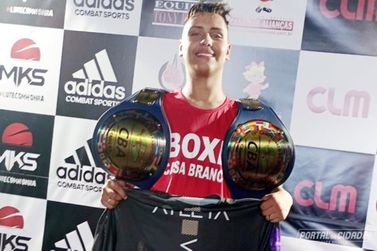 Gabriel Barbosa luta em tradicional campeonato de boxe de São Paulo