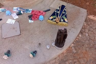 Monumento a Nossa Senhora Aparecida é destruído em ato de vandalismo