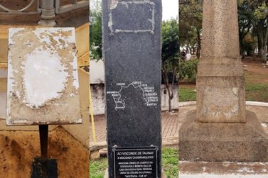 FOTOS: Monumentos hist&oacute;ricos sofrem com vandalismo em Casa Branca