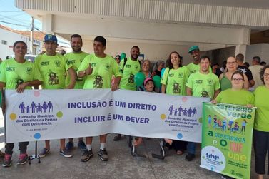 Setembro Verde: Casa Branca tem passeata da inclus&atilde;o das pessoas com defici&ecirc;ncia