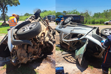Motorista fica gravemente ferido em acidente na Rodovia Padre Donizetti