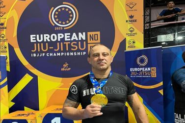 Rodrigo Serafim &eacute; campe&atilde;o europeu de Jiu-jitsu 