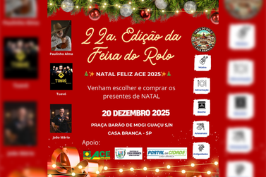22&ordf; Feira do Rolo de Casa Branca celebra o Natal com atra&ccedil;&otilde;es musicais