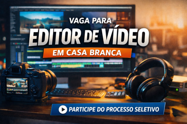 Vaga aberta para editor de v&iacute;deo em Casa Branca