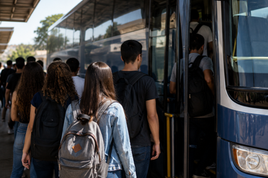 Mais de 40 estudantes cobram aux&iacute;lio para transporte universit&aacute;rio em Casa Branca