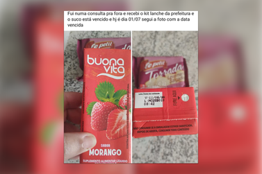 Prefeitura substitui produtos ap&oacute;s relato de suco vencido em kit entregue a pacientes