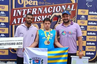 Felipe Junqueira conquista medalhas de ouro no Open Internacional de Atletismo