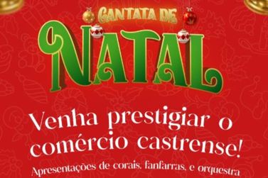 Cantata de Natal vai animar o centro de Castro a partir desta segunda-feira