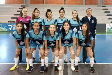 Futsal feminino de Céu Azul é campeão da fase regional dos Jogos da Juventude 
