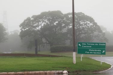 Tempo segue com chuva em C&eacute;u Azul e com baixas temperaturas neste fim de semana 