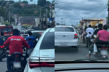 Centro de Coelho Neto registra congestionamento na v&eacute;spera de Natal