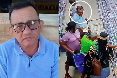Suspeito de participar de furto a uma idosa dentro de supermercado &eacute; identificado