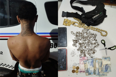 Jovem de 20 &eacute; preso por suspeita de tr&aacute;fico de drogas no bairro Sarney