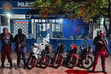 PM apreende 5 motos adulteradas ap&oacute;s suposto "feir&atilde;o clandestino" no Bananalzinho