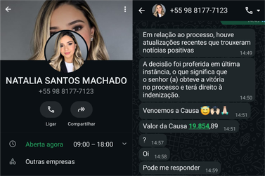 Golpistas voltam a se passar por advogada coelhonetense para aplicar golpes pelo WhatsApp
