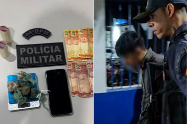 Jovem de 23 anos &eacute; preso suspeito de tr&aacute;fico de drogas em Afonso Cunha