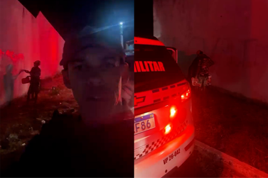 Pol&iacute;cia Militar realiza nova a&ccedil;&atilde;o para coibir picha&ccedil;&otilde;es com apologia a fac&ccedil;&otilde;es