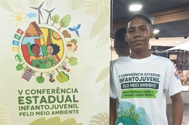 Estudante de Conde conquista vaga na Confer&ecirc;ncia Nacional pelo Meio Ambiente