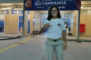 Profissional da sa&uacute;de de Conde est&aacute; atendendo em hospital de campanha da COP30