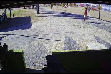 C&acirc;mera de seguran&ccedil;a grava Fagner Barbeiro na tarde antes do desaparecimento