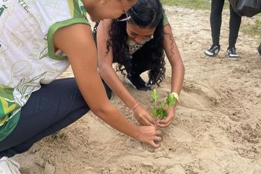 Alunos participam de a&ccedil;&otilde;es ambientais durante Semana do Meio Ambiente em Conde