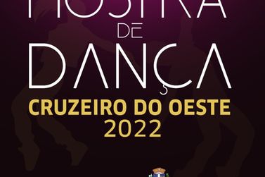 1º Mostra de Dança acontecerá em Cruzeiro do Oeste 