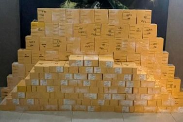 BPFron apreende em Umuarama carga de 600 celulares avaliada em quase R$ 630 mil