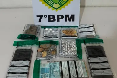 Homem &eacute; preso com crack, maconha e coca&iacute;na