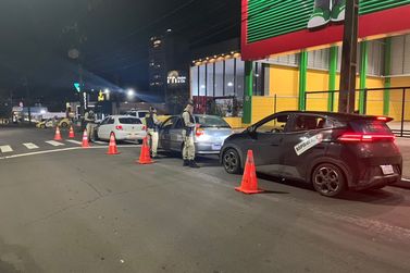 Opera&ccedil;&atilde;o Lei Seca fiscaliza 36 ve&iacute;culos e registra infra&ccedil;&otilde;es em Umuarama