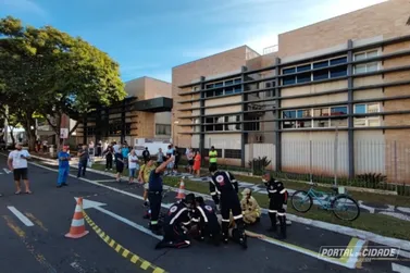 Homem cai de bicicleta e perde os sinais vitais no Centro de Umuarama