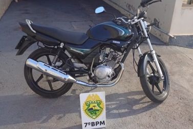 Motociclista sem CNH &eacute; abordado e motocicleta irregular &eacute; apreendida em Rondon