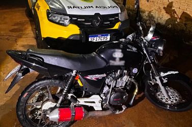 Jovem sem CNH tem moto apreendida durante abordagem da PM em Tapira