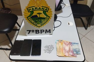 A&ccedil;&atilde;o conjunta prende tr&ecirc;s suspeitos e apreende 84 pedras de crack em Nova Ol&iacute;mpia