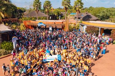 Blue Park recebeu mais de 1400 crianças no Dia Nacional da Alegria