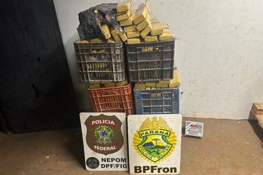     Suspens&atilde;o baixa levanta suspeita e motorista &eacute; preso com 300 quilos de maconha
