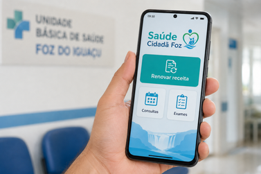 Pacientes cr&ocirc;nicos j&aacute; podem renovar receitas pelo aplicativo da Prefeitura de Foz