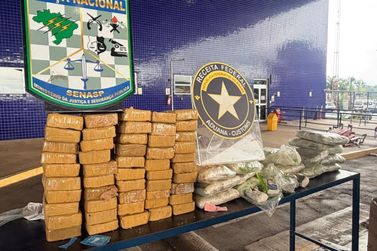 Quase 89 kg de coca&iacute;na e haxixe s&atilde;o encontrados em fundo falso na Ponte da Amizade