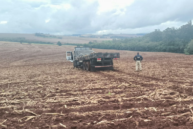 Motorista abandona caminh&atilde;o com mais de 1 tonelada de maconha ap&oacute;s fuga na BR-277