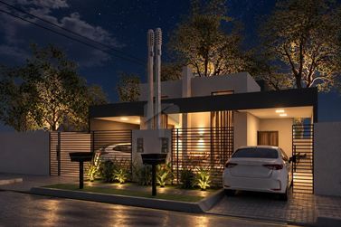 Casa &agrave; venda - 84m&sup2; - Lote Grande