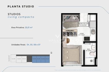 Apartamento &agrave; venda - 24m&sup2; - Residencial Asher