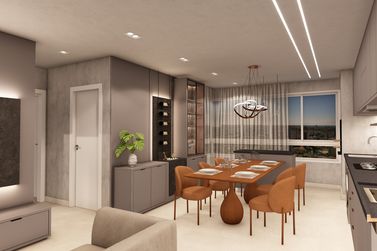 Apartamento &agrave; venda - 64m&sup2; - Centro