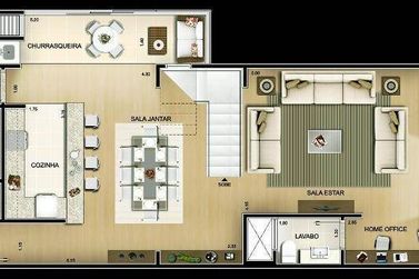Apartamento &agrave; venda - 203m&sup2; - Edificio Residencial Bella Vita